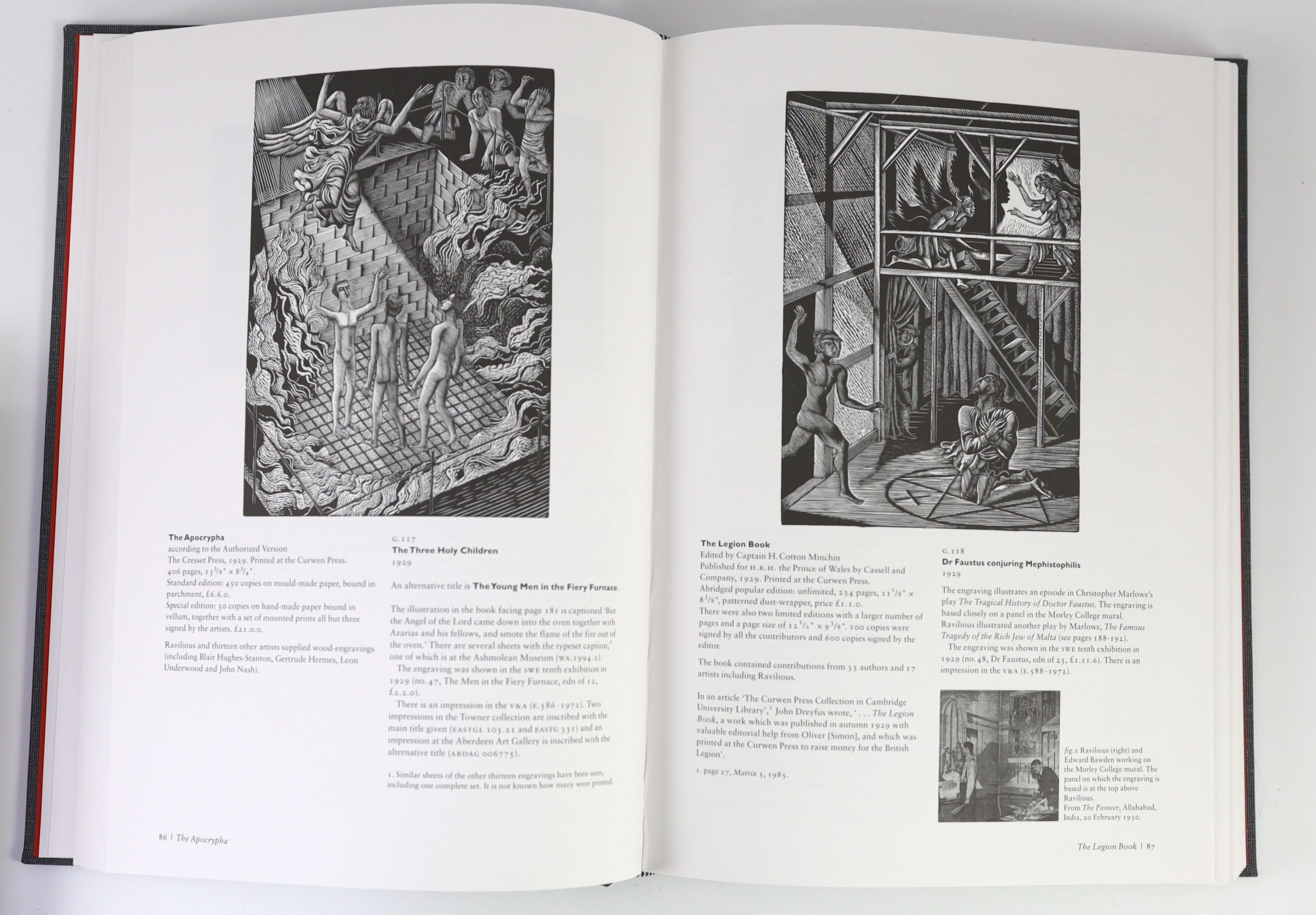 Greenwood, Jeremy - Ravilious Engravings, one of 800, folio, The Wood Lea Press, Woodbridge, 2008, in slip case.